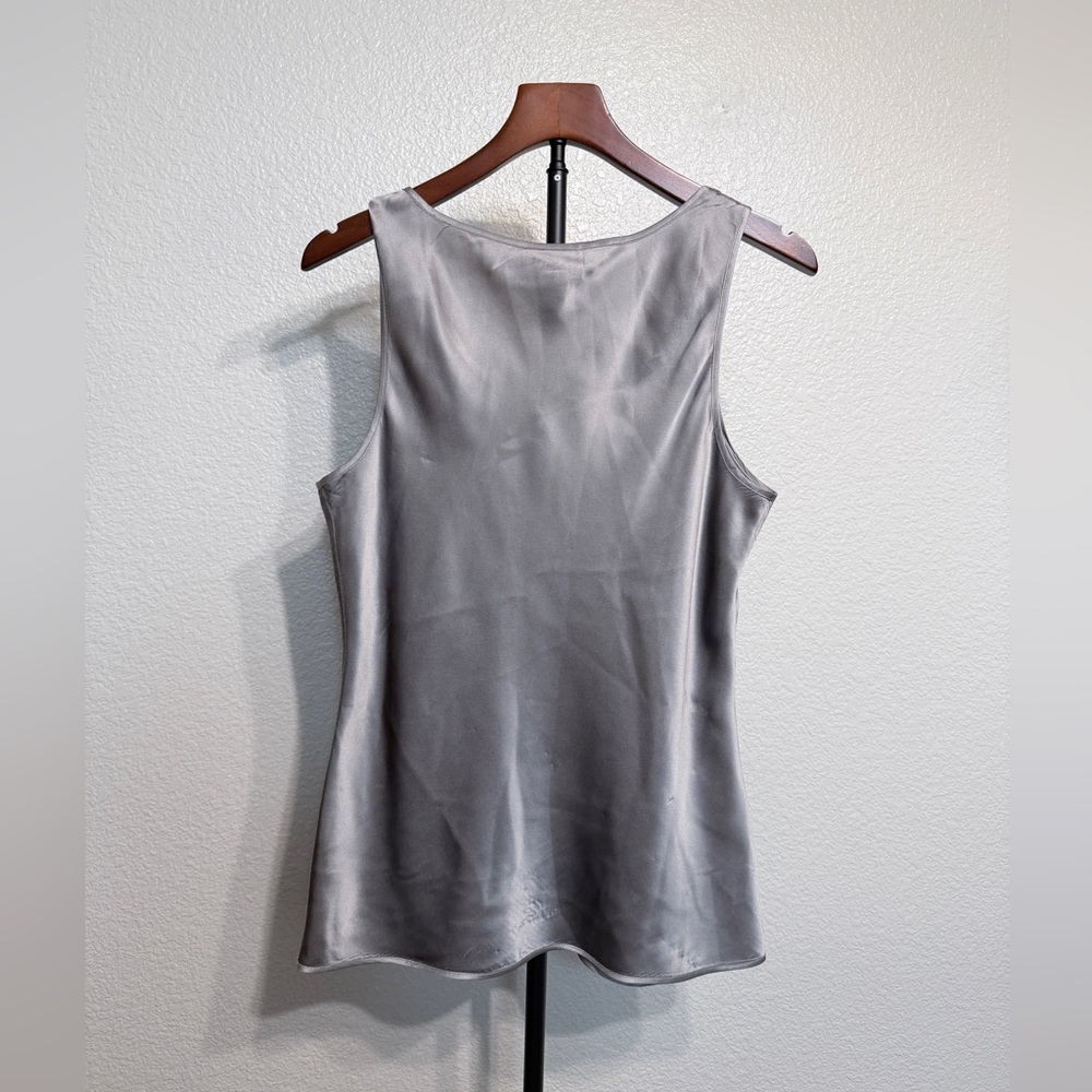 Pendleton 100% Silk Silver Gray Soft Lightweight … - image 2